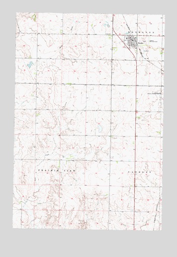 Hazelton, ND USGS Topographic Map