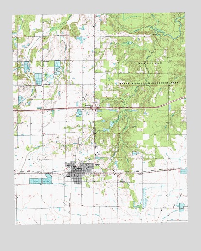 Hazen, AR USGS Topographic Map