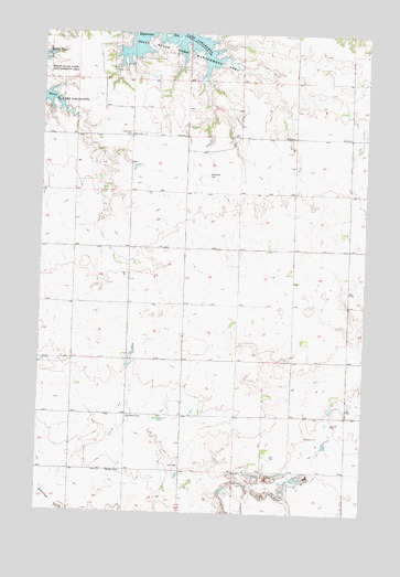 Hazen NW, ND USGS Topographic Map