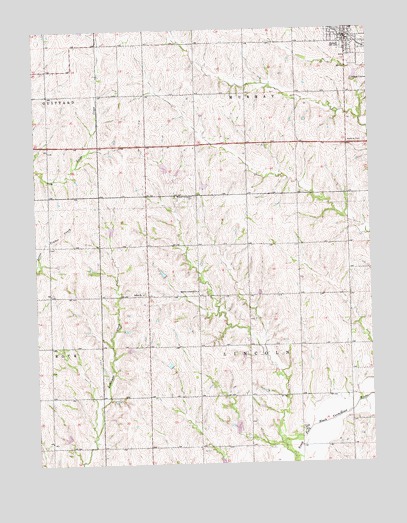 Axtell, KS USGS Topographic Map