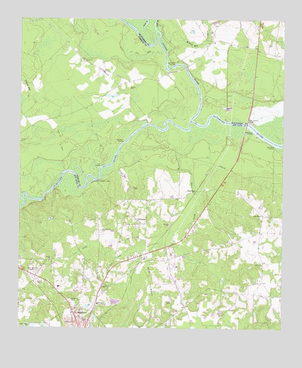 Hazlehurst North, GA USGS Topographic Map