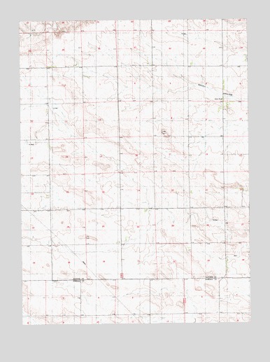 Head of Rocky Hollow, NE USGS Topographic Map