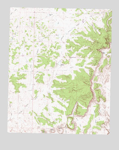 Headcut Reservoir, NM USGS Topographic Map