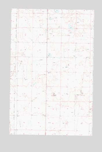 Headlight Butte, MT USGS Topographic Map