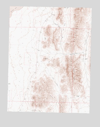 Headlight Mountain, UT USGS Topographic Map