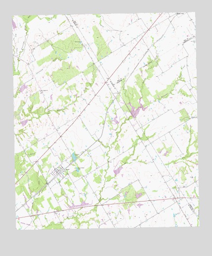 Axtell, TX USGS Topographic Map