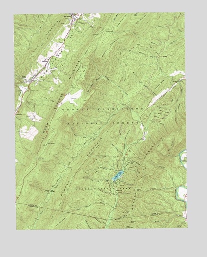 Healing Springs, VA USGS Topographic Map