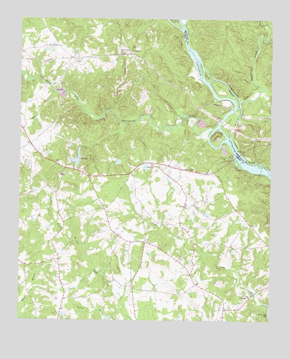 Heardmont, GA USGS Topographic Map