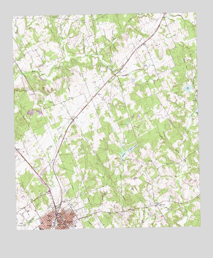 Hearne North, TX USGS Topographic Map