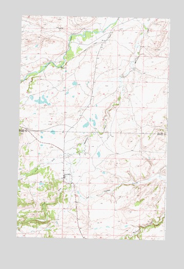 Heart Butte, MT USGS Topographic Map