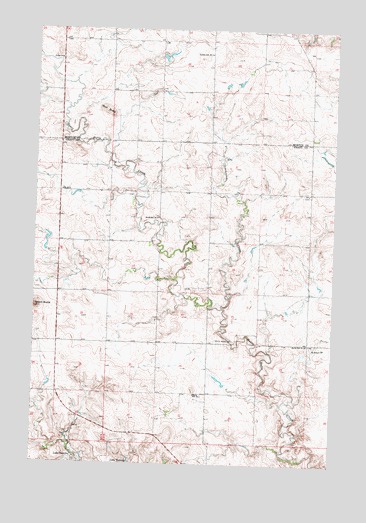 Heart Butte, ND USGS Topographic Map