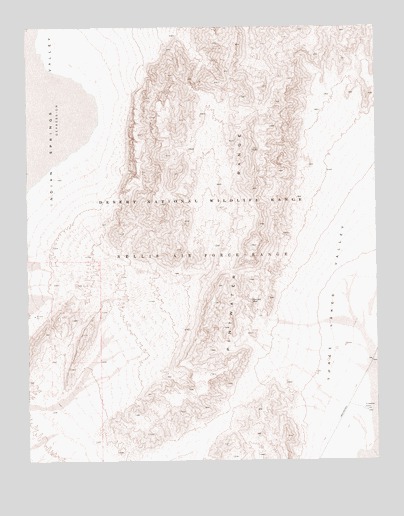 Heavens Well, NV USGS Topographic Map