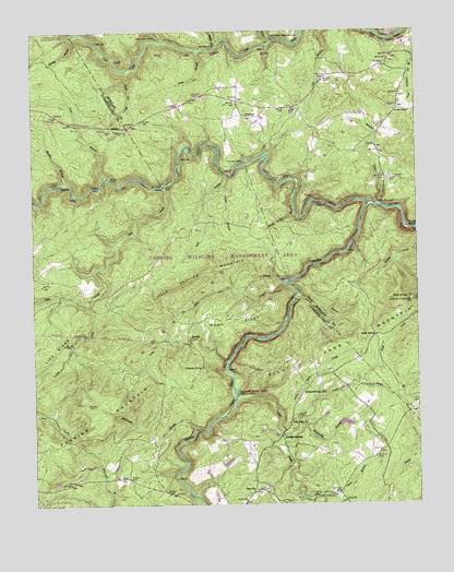 Hebbertsburg, TN USGS Topographic Map