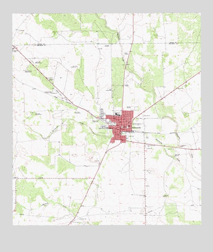 Hebbronville, TX USGS Topographic Map