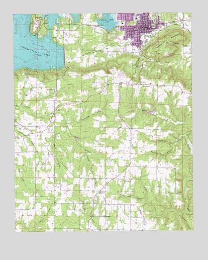 Heber Springs, AR USGS Topographic Map