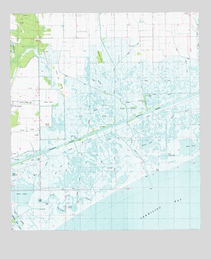 Hebert Lake, LA USGS Topographic Map