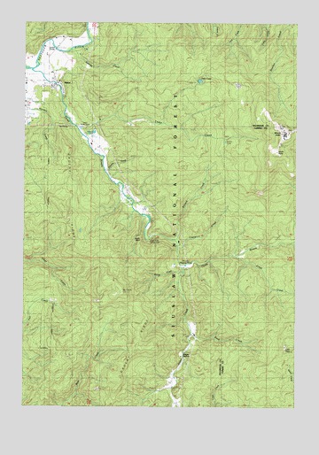 Hebo, OR USGS Topographic Map