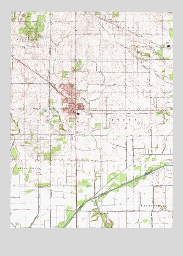 Hebron, IN USGS Topographic Map