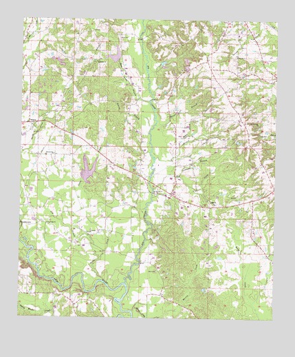 Hebron, MS USGS Topographic Map