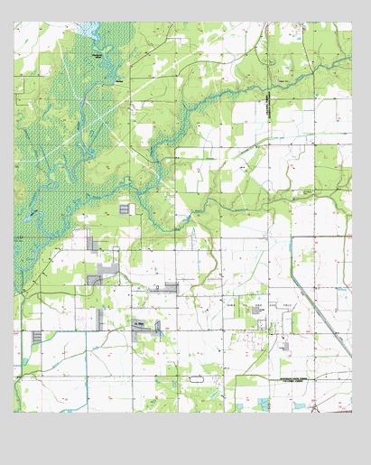 Hecker, LA USGS Topographic Map