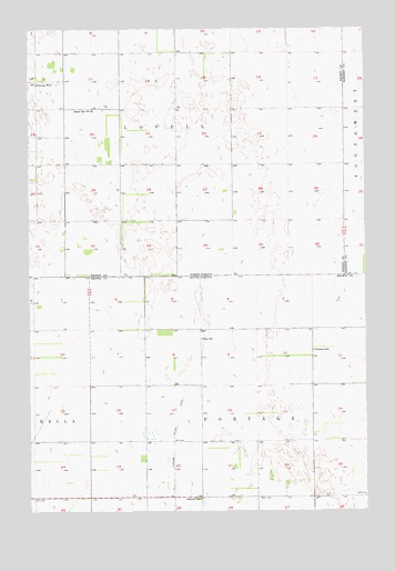 Hecla NE, ND USGS Topographic Map