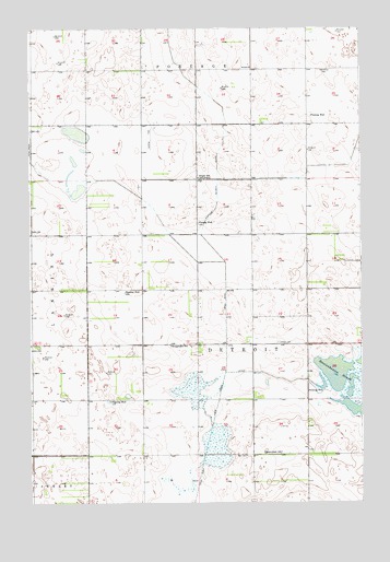 Hecla SE, SD USGS Topographic Map