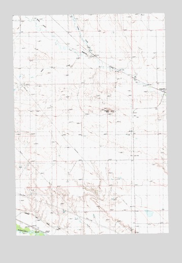Hedgesville, MT USGS Topographic Map