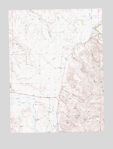 Heelfly Creek, NV USGS Topographic Map