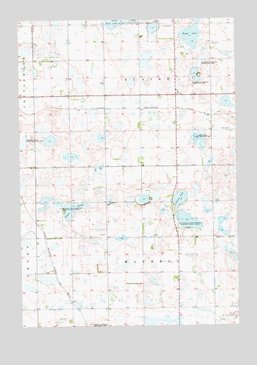 Heggs Lake, SD USGS Topographic Map