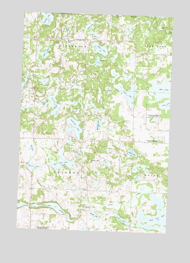 Heilberger Lake, MN USGS Topographic Map