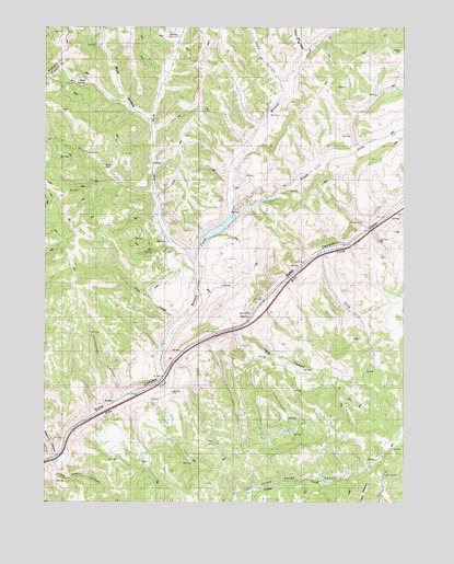 Heiners Creek, UT USGS Topographic Map