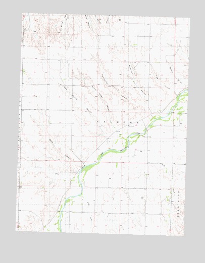 Heinzelman Canyon, KS USGS Topographic Map