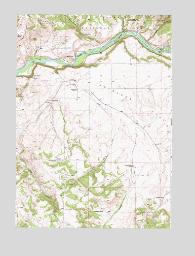 Heise SE, ID USGS Topographic Map