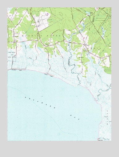 Heislerville, NJ USGS Topographic Map