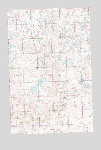Helde Lake, ND USGS Topographic Map