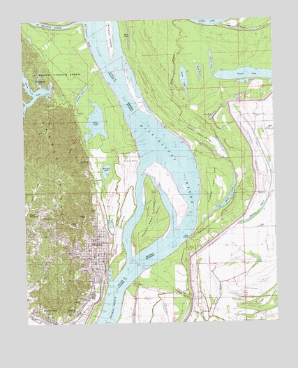 Helena, AR USGS Topographic Map