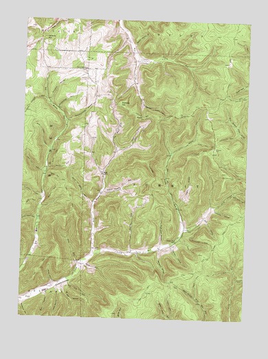 Ayers Hill, PA USGS Topographic Map