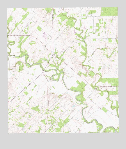 Helena, TX USGS Topographic Map