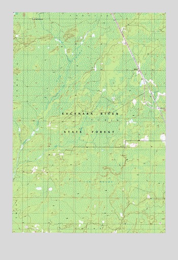 Helena, MI USGS Topographic Map