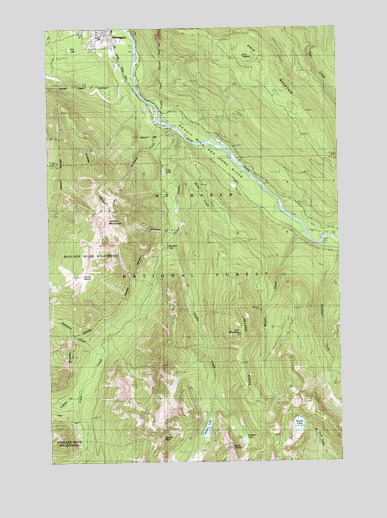 Helena Ridge, WA USGS Topographic Map