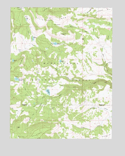 Heliotrope Mountain, UT USGS Topographic Map