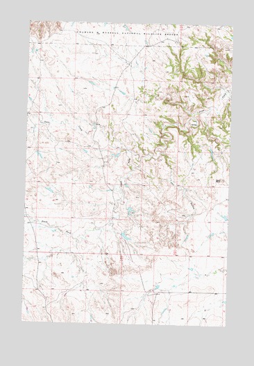 Hell Hollow, MT USGS Topographic Map