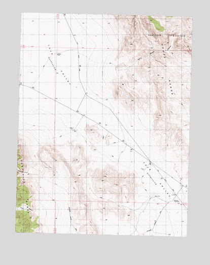 Hell'n Moriah Canyon, UT USGS Topographic Map