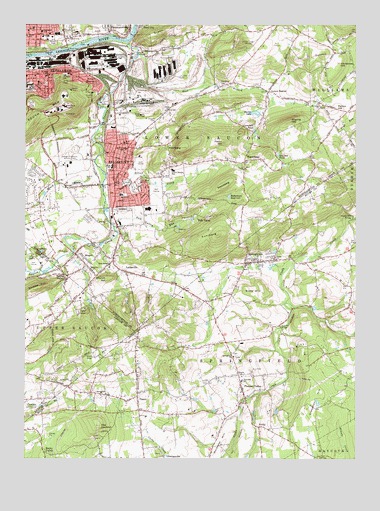 Hellertown, PA USGS Topographic Map