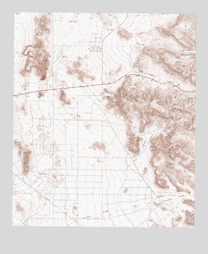 Helms West Well, TX USGS Topographic Map