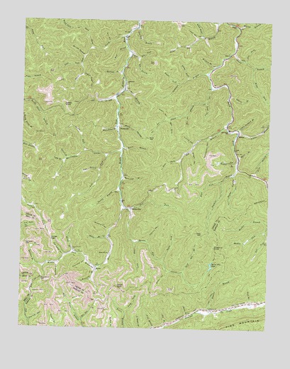 Helton, KY USGS Topographic Map