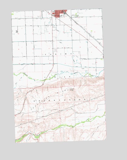 Hembre Mountain, WA USGS Topographic Map