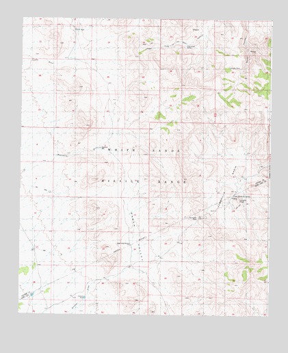 Hembrillo Basin, NM USGS Topographic Map