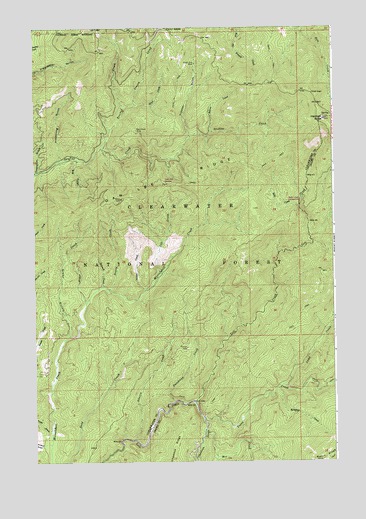 Hemlock Butte, ID USGS Topographic Map