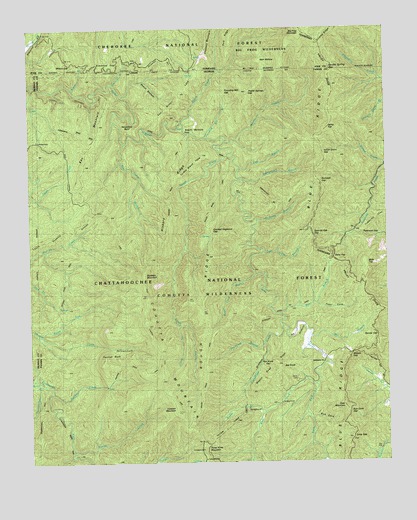 Hemp Top, GA USGS Topographic Map